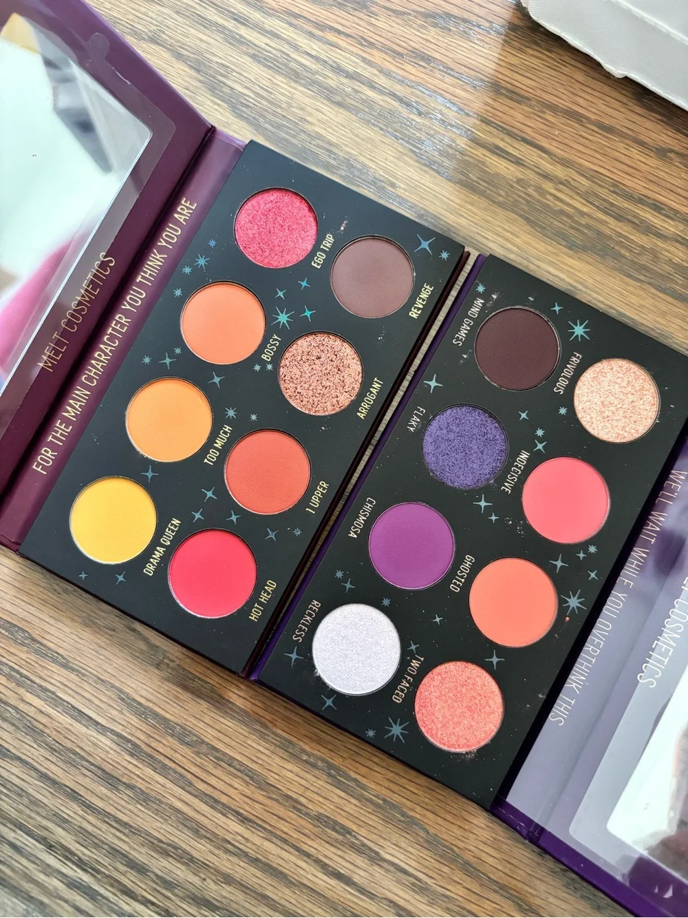 New in box melt cosmetics palettes